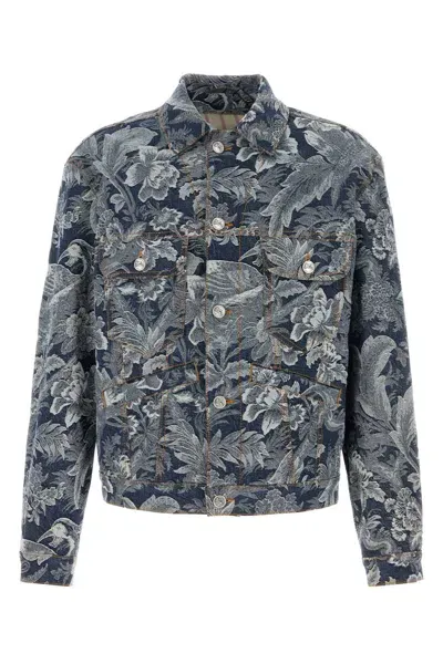 Etro Mrw Denim Jacket 4 Pockets Over In S8461