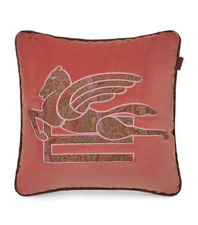 Etro New Somerset Cushion In Pink