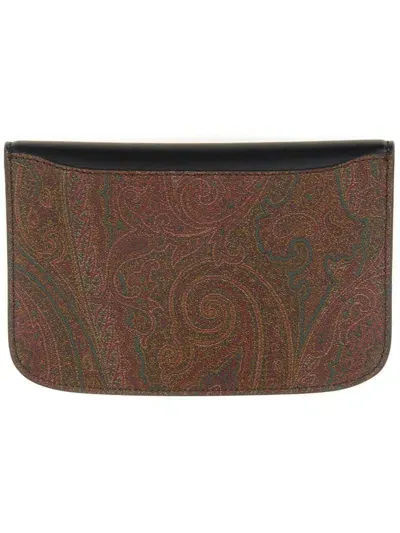 Etro Paisley Pouch In Multicolour