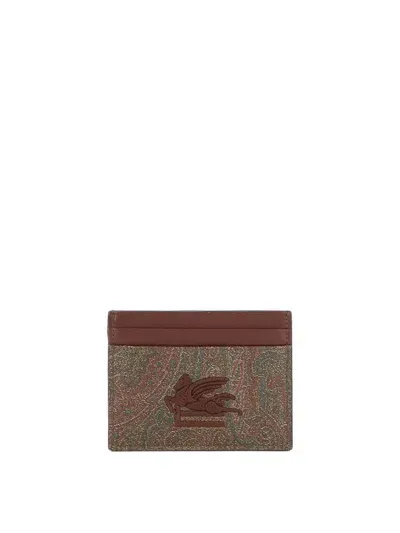 Etro Paisley Print Cardholder In Multi