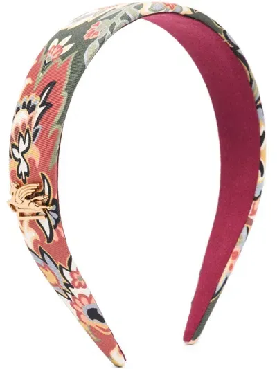 Etro Paisley-print Hair Band In Multicolour