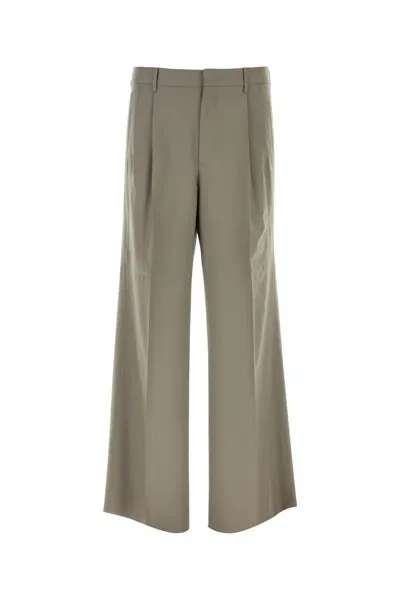 Etro Wool Palazzo Pants In Grigio