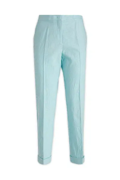 Etro Tailored Trousers In Blue