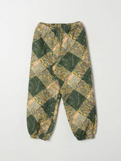 Etro Pants  Kids Color Green In Grün