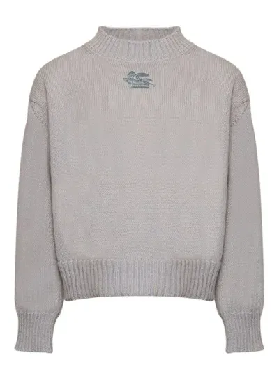 Etro Kids' Pegaso Jumper In Grey