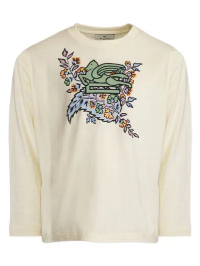 Etro Pegaso-motif T-shirt In 中性色