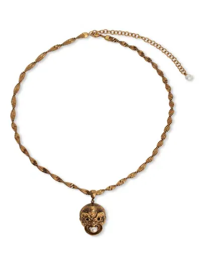 Etro Pendant Necklace In Gold