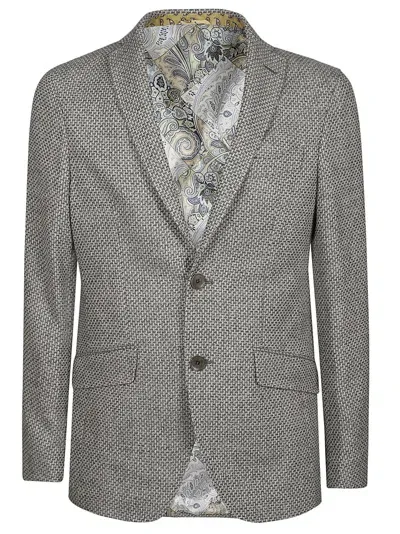 Etro Roma Jacket In Grey