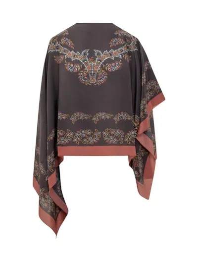 Etro Scarf Top In Multicolor