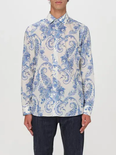 Etro Shirt  Men Color Blue In Blau