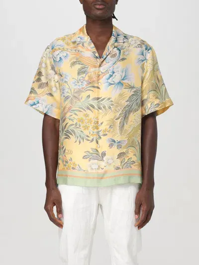 Etro Shirt  Men Color Yellow In Gelb