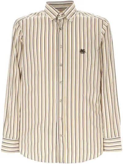 Etro Shirts In Beige