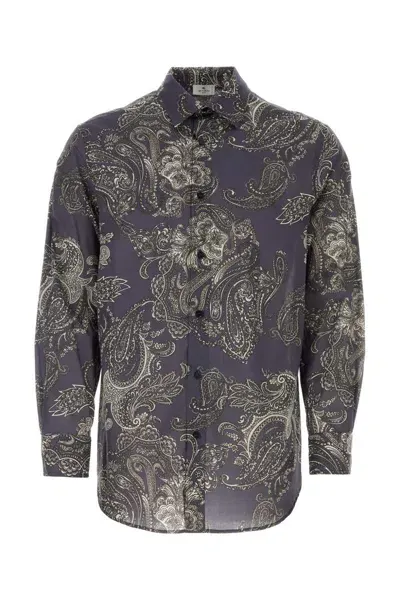 Etro Paisley Print Long In Printed