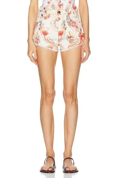 Etro Shorts In Weiss