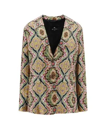 Etro Blazer  Woman Color Black In Green