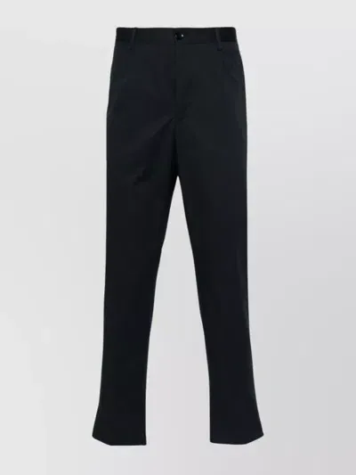 Etro Jacquard Slim-cut Cropped Trousers In Blue