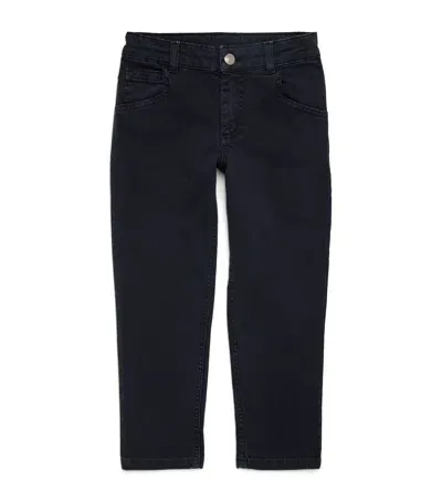 Etro Kids' Straight-leg Jeans In Navy