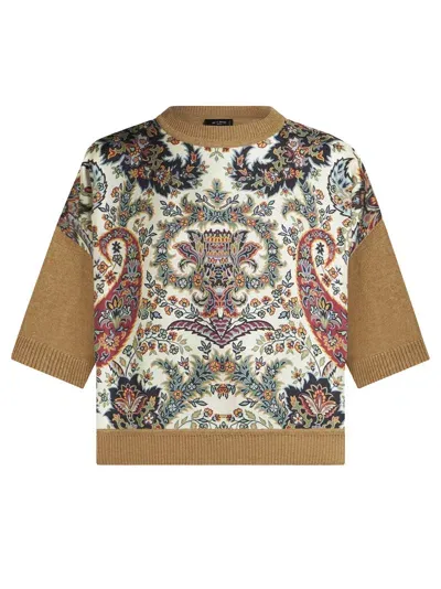 Etro Sweater In Brown