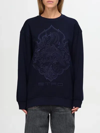 Etro Sweater  Woman Color Blue In Blau