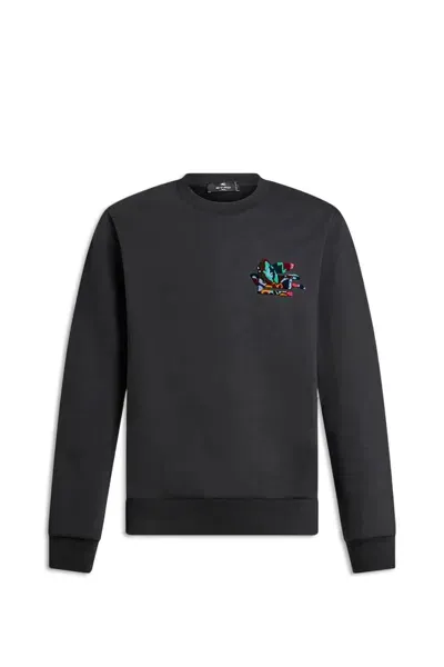 Etro Sweatshirt In Black