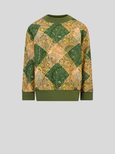 Etro Printed Sweatshirt For Children In Multi