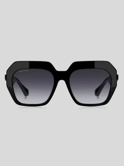 Etro Tailoring Sunglasses In Schwarz