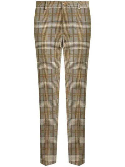 Etro Trousers In Brown