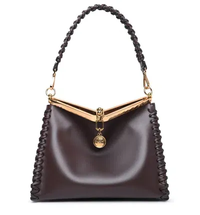 Etro Vela Shoulder Bag In Brown