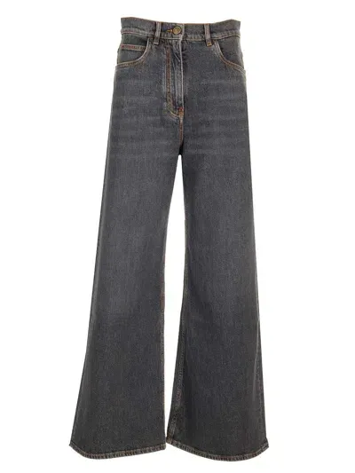 Etro Wide Leg Jeans In S9095