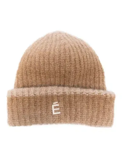 Etudes Studio Gradient-effect Beanie Hat In Brown