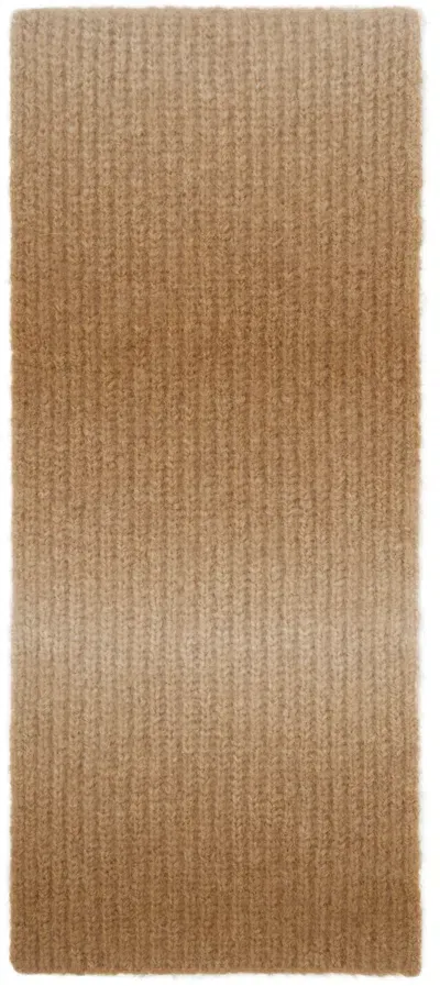 Etudes Studio Tan Alpaca Scarf In Brown