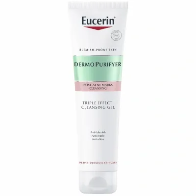 Eucerin Dermopurifyer Anti-blemish Triple Effect Cleansing Gel 150ml In White