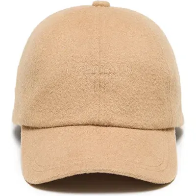 Eugenia Kim Lo Wool Blend Baseball Cap In Camel