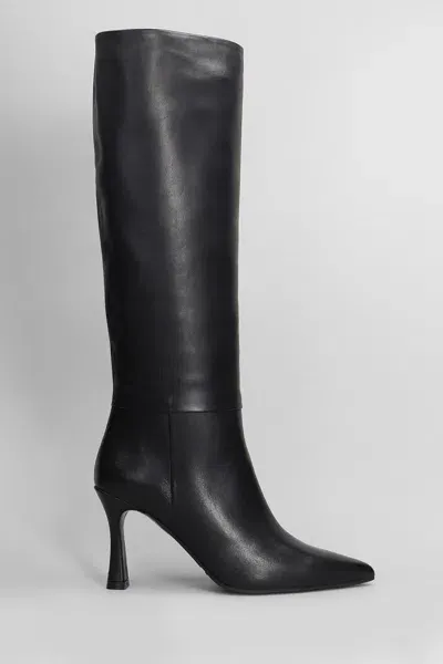 Evaluna High Heels Boots In Black