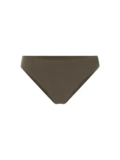 Exilia Cable Swimsuit Briefs In Khaki