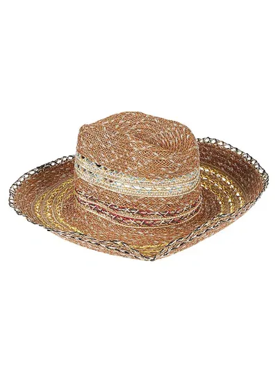 Exquisite J Raffia Fedora Hat