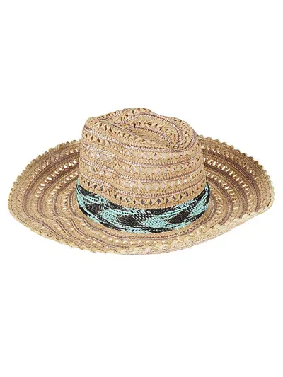 Exquisite J Raffia Sombrero Hat In Neutral