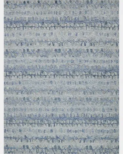 Exquisite Rugs Colorplay Hand-tufted Navy Rug, 6' X 9'