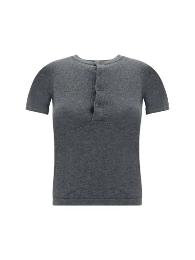 Extreme Cashmere Top In Grey