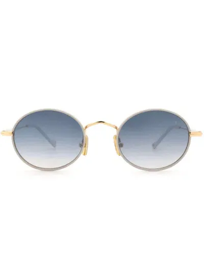 Eyepetizer Round-frame Glasses In Gold