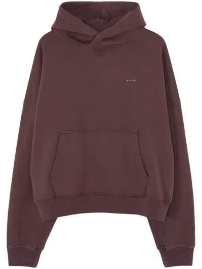 Eytys Rex Hoodie In Brown