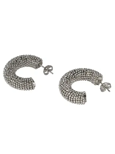 Fabiana Filippi Beaded Earrings In Nickel