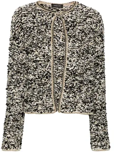 Fabiana Filippi Chic Women's Cardigan For Fall 2024 In Black