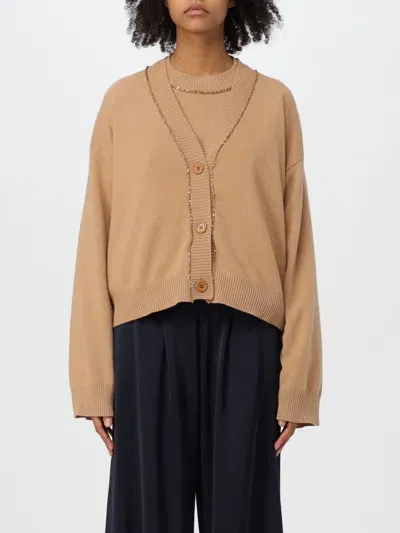 Fabiana Filippi Cardigan  Woman Color Camel