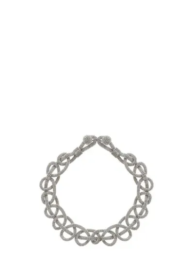 Fabiana Filippi Chain Necklace In Silver