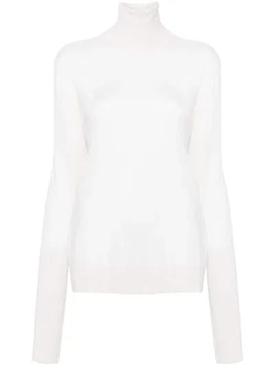 Fabiana Filippi Fine-knit Jumper In White