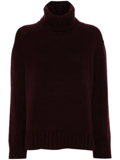 Fabiana Filippi Fisherman's-knit Sweater In Red