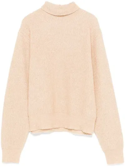 Fabiana Filippi High-neck Sweater In Neutrals