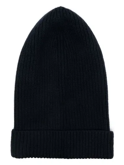 Fabiana Filippi Knit Beanie In Blue