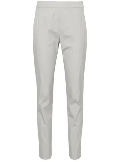 Fabiana Filippi Pressed-crease Tapered Trousers In Grey